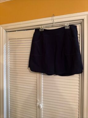 Lands' End Navy Pocket Short 1X